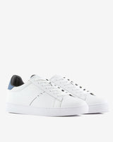 Armani Exchange A|X White Low-Top Leather Sneakers