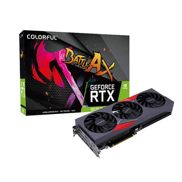 NVIDIA Colorful RTX 3070 Ti NB-V BATTLEAX 8GB Gaming Graphics Card (Refurbished)