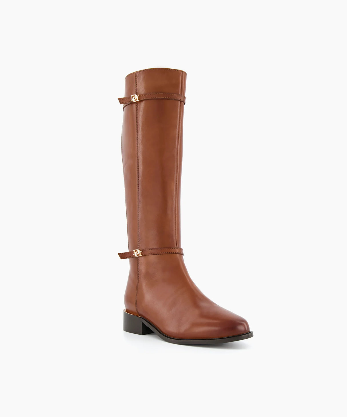 DN-BR Leather Knee Boots